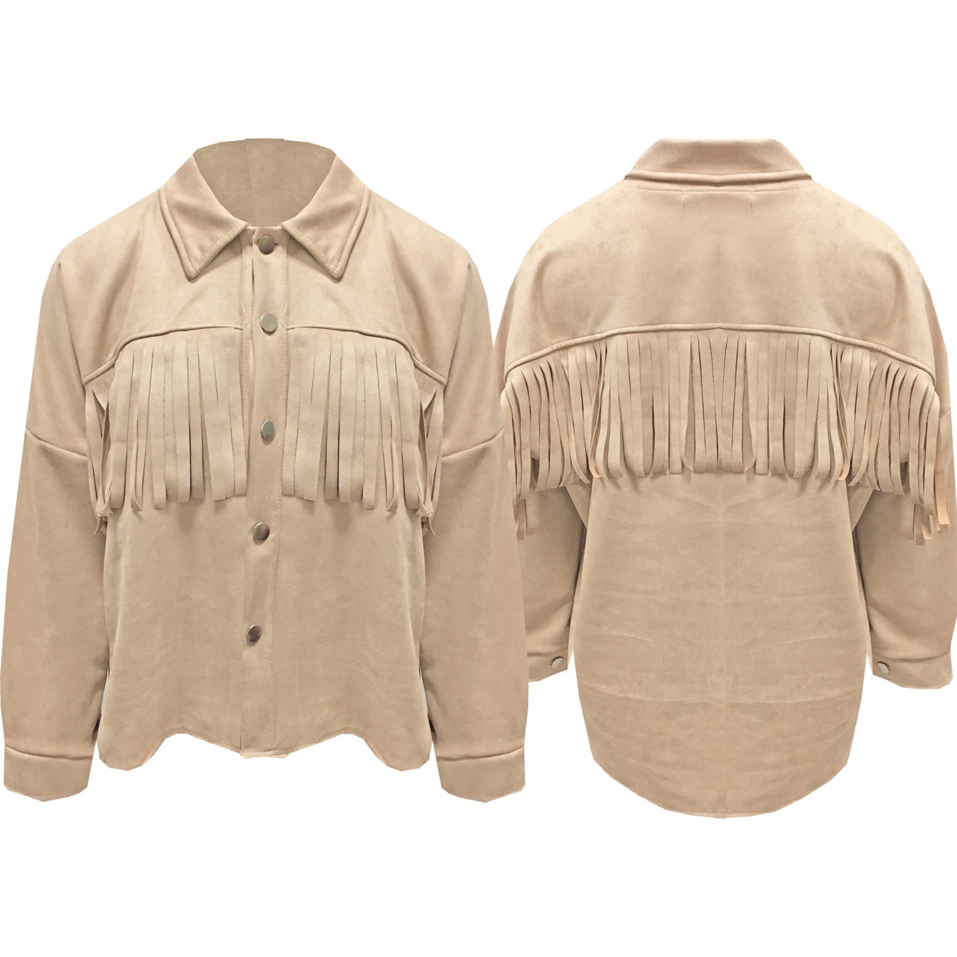 Adigau Damesvest, hippie, suède vest met franjes, mouwloos, vintage jas, korte elegante franjesjas, Oktoberfest, carnaval, kostuum, disco outfit, Kaki, M